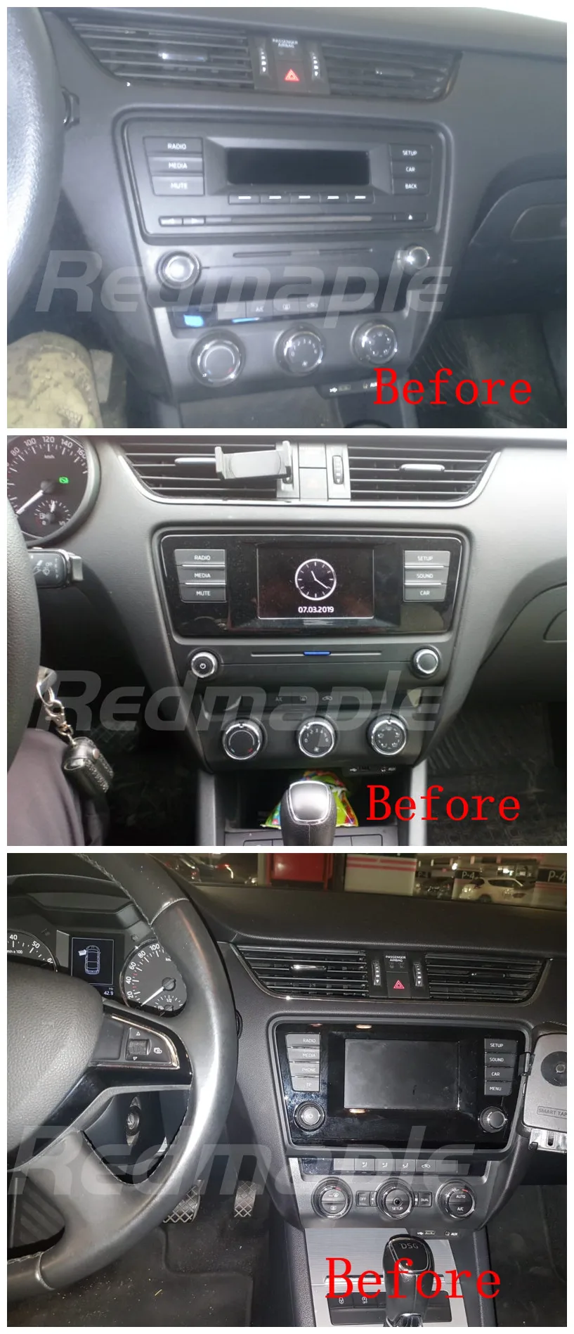 4G ram Android 9,0 автомобильный Радио стерео dvd-плеер для Skoda Octavia A7 2013- Авто аудио gps навигация Видео Стерео Мультимедиа