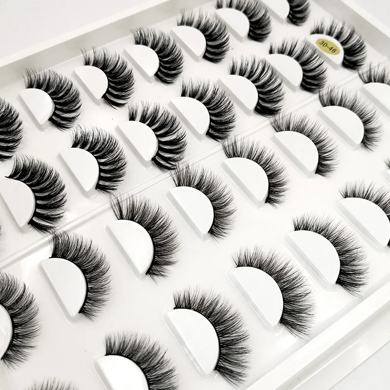 Новые 16 пар Мультипак 3D Мягкие норковые волосы Накладные ресницы ручная работа