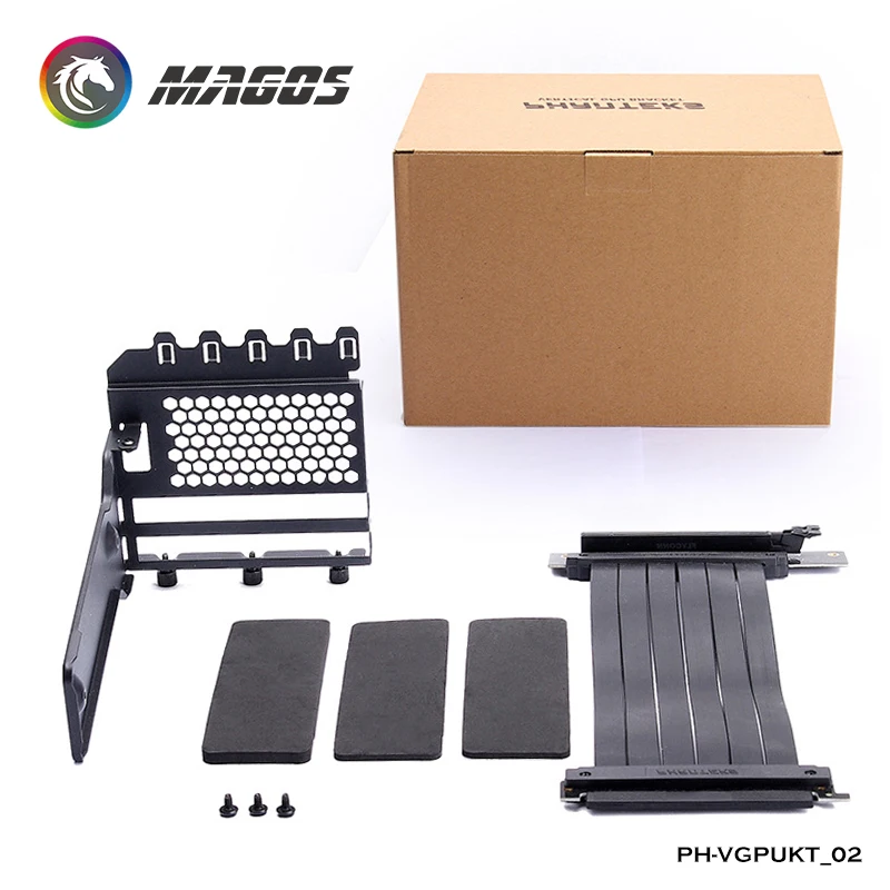 Phanteks вертикальный GPU Монтажный кронштейн комплект 7 PCI слотов для карт чехол мод