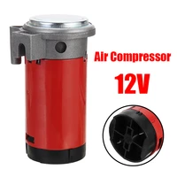 auto replacement parts 1pc dc 12v red car tire inflator universal auto air compressor tire pump for car air horns