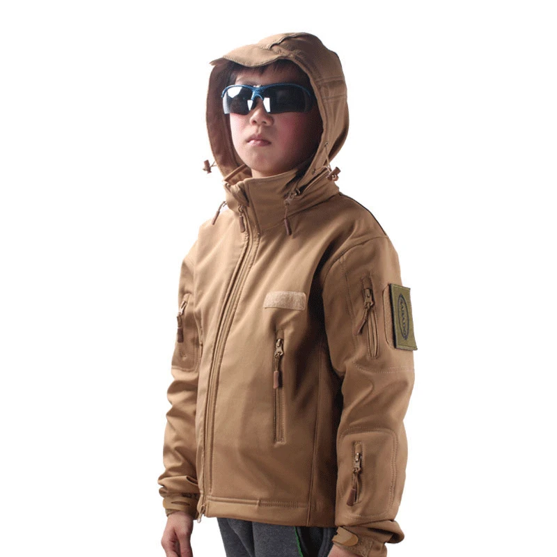 Уличная камуфляжная Водонепроницаемая детская тактическая мягкая охотничья
