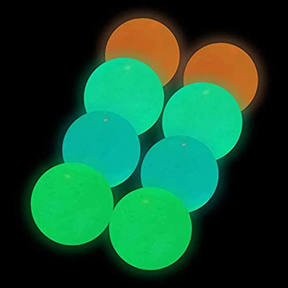 

4pcs 45/65mm Sticky Balls Throw At Ceiling Stick Wall Ball Sticky Target Ball Squash Ball Globbles Balls Kids Toy Outdoor toys