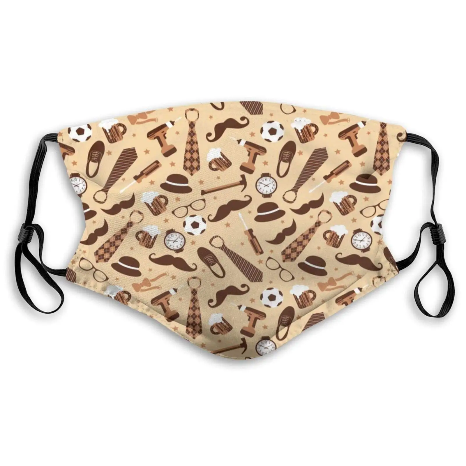 

Pattern of Fathers Day Dust Reusable Washable Face Mouth Face Cover Facial Dust Mouth Scarf Cycling Camping Adult