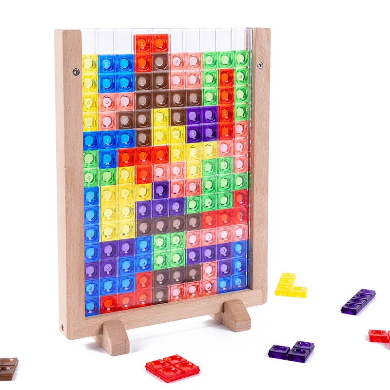 

2022 TYY 3D танграмма игра тетрис математическая игрушка головоломка для детей Красочные головоломки игра магическое интеллектуальное обучени...