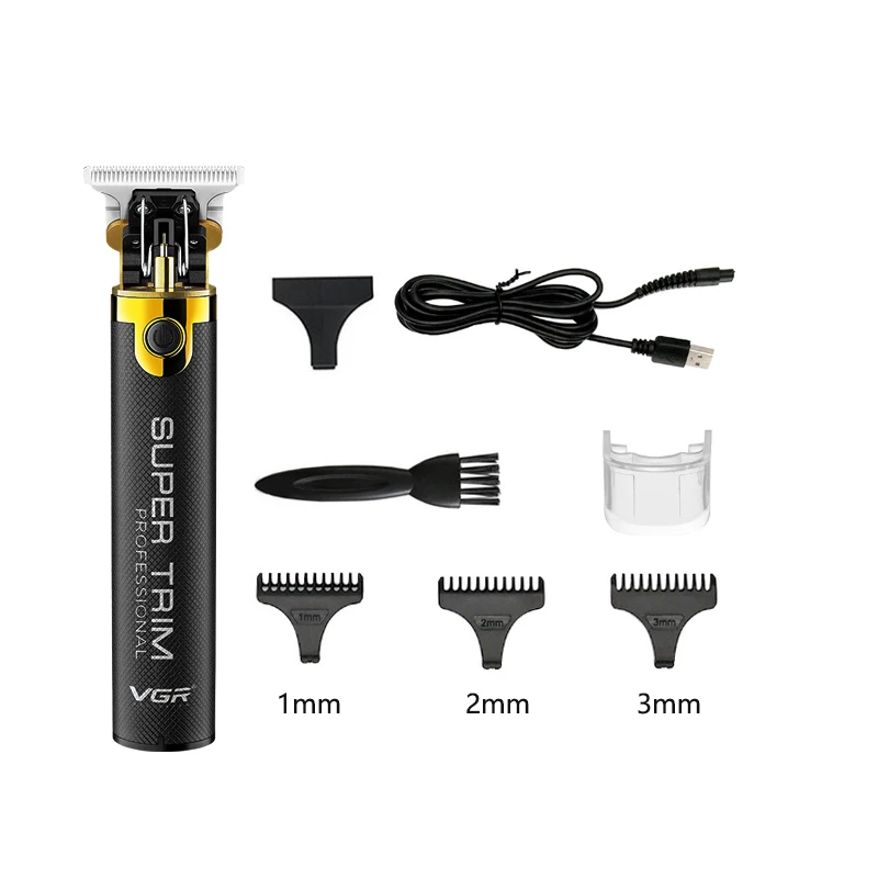 Беспроводная аккумуляторная машинка для стрижки волос мужчин Парикмахерская с