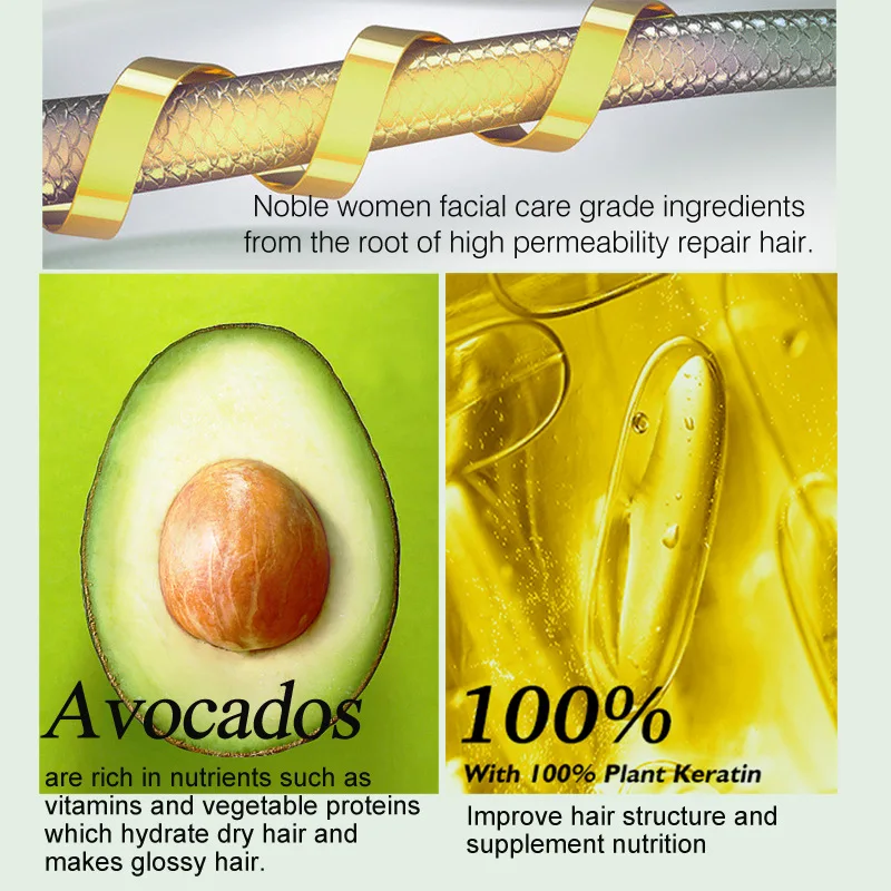 Кератиновое восстановление маска для волос сухих и поврежденных интенсивный