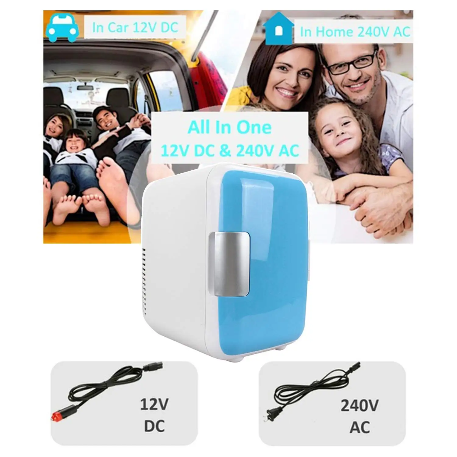 Eletric Home Refrigerator Fridge Home Dual-use Cool Warmer Beer Cooler Refrigerators Freezer