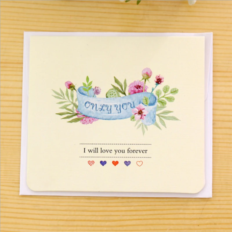 

Christmas Card Beautiful Flower Card Paper Folding Christmas New Year's Day Holiday Expression Thank You For Blessing Cards
