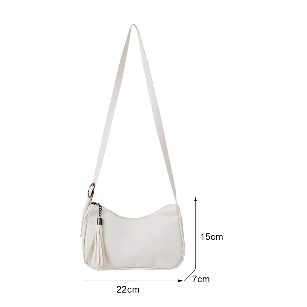

New Retro Solid Color Women Shoulder Crossbody Bags Fashion PU Leather Solid Casual Ladies Fashion Shoulder Underarm Handbags