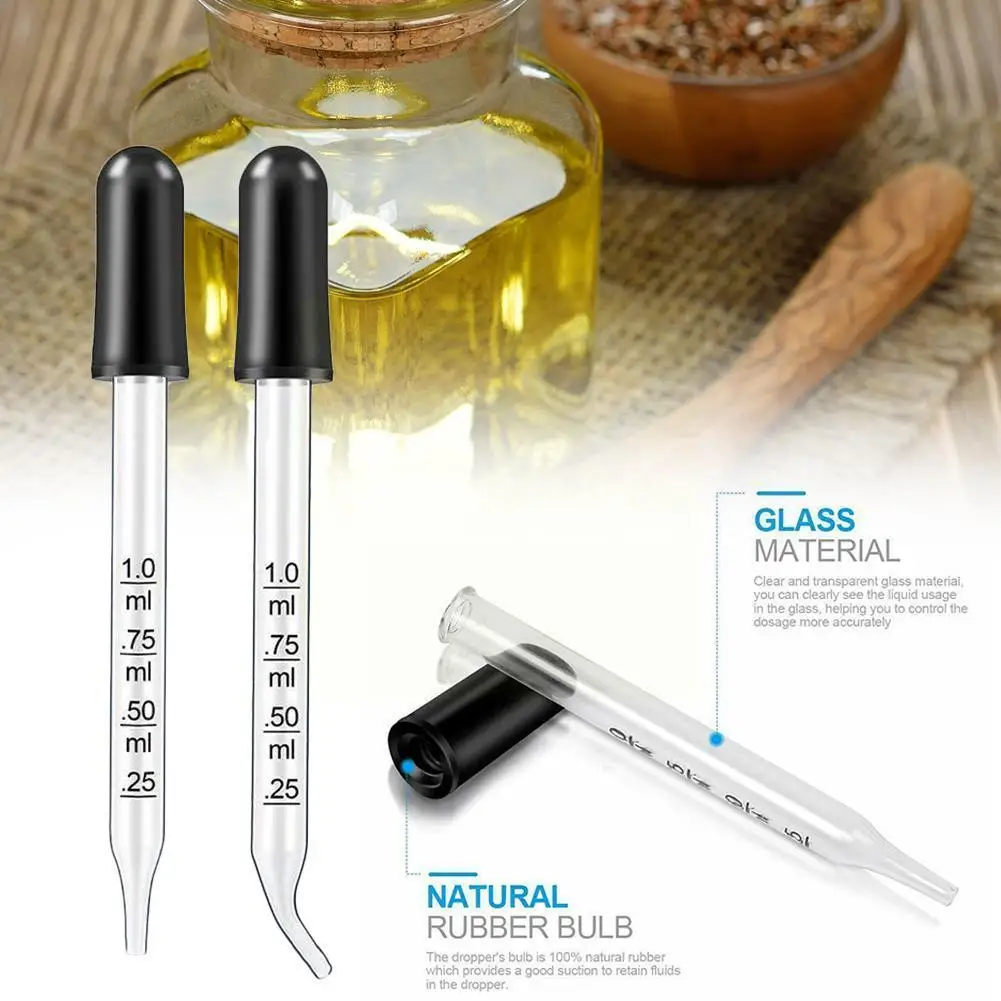 

1 ml Transfer Oils Liquid Perfume Pipettes Polyethylene Health Beauty W3I6