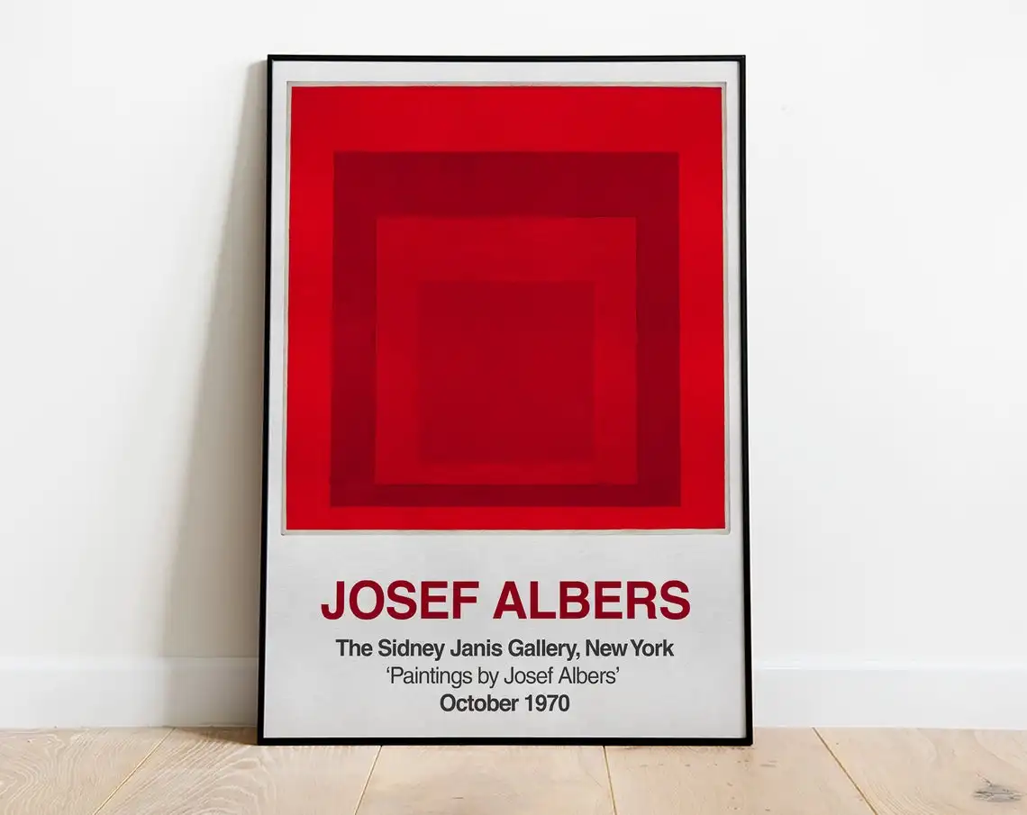 Принты домашний декор холст живопись Джозефа альберса настенное искусство