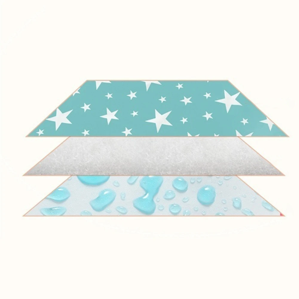 Baby Changing mat Portable Foldable Washable waterproof mattress children game Floor mats Reusable travel pad Diaper50*70cm | Мать и