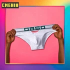 Мужские трусы с заниженной талией, хлопковые трусы бикини, сексуальное нижнее белье для геев BS3135