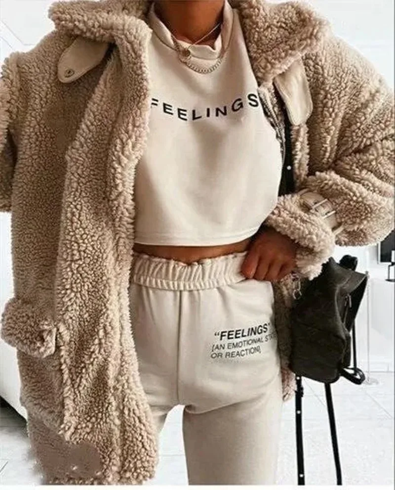

2021 new Women autumn winter short Hoodies Casual white stripe Print girl Loose Sweatshirt Long Sleeve Hoodies Female Tops