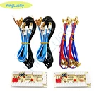 1 комплект, 2 игрока, Нулевая задержка, аркадный USB-кодировщик, ПК для джойстика, аркадная клавиатура, электронная схема для MAME игр