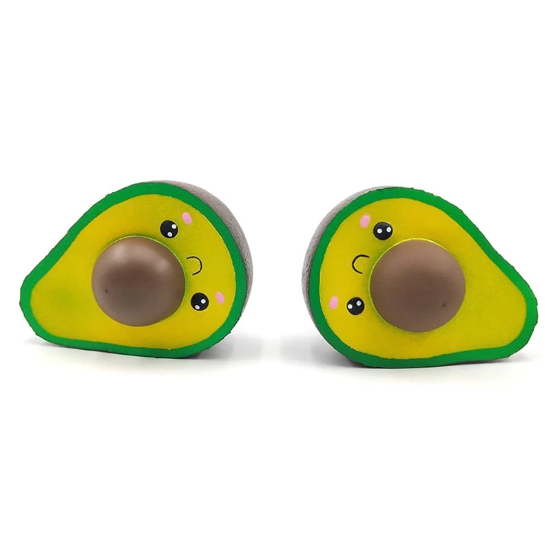 

Kids & Adult Tricky Funny Squeeze Toys Avocado Decompression Toy