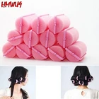 Профессиональные Бигуди для завивки волос 12 шт., портативные мягкие губки сделай сам для завивки волос, инструмент для укладки поролоновые бигуди для волос