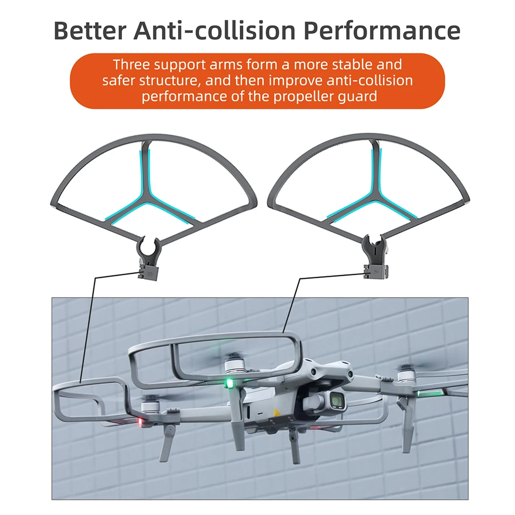 

For DJI Mavic Air 2/DJI AIR 2S Propeller Protective Ring Cover Protector Guards Blade Props Wing Fan Cover Drone Anti-collision