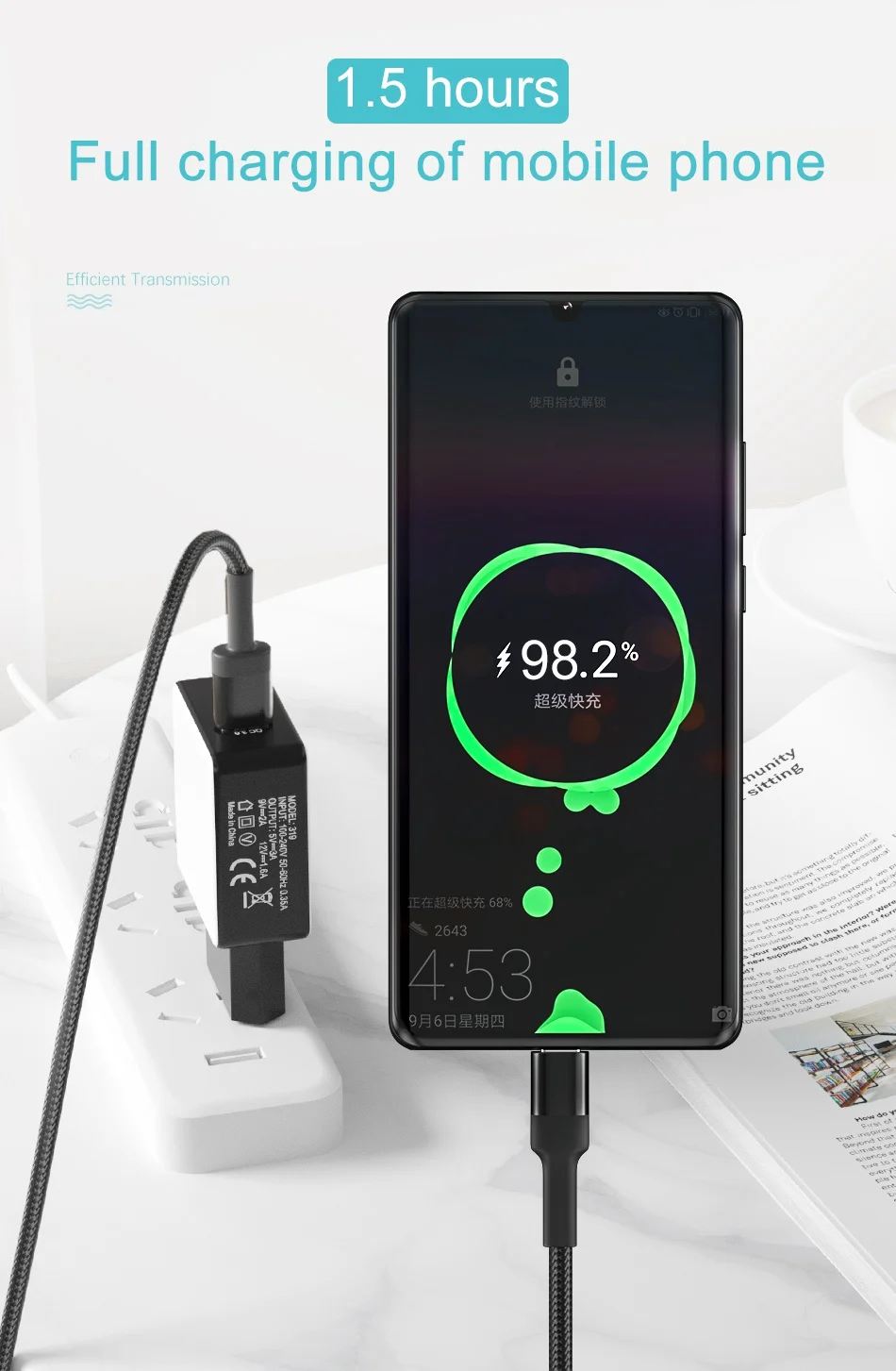 OREY 3A Micro USB кабель для быстрой зарядки для samsung S9 USB кабель для Xiaomi Redmi Note 7 зарядный кабель USB кабель для передачи данных