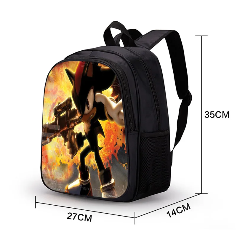 3D Аниме Mochila Sonic рюкзак с ежом школьные сумки для девочек-подростков маленький рюкзак для детей рюкзак на молнии рюкзак для ноутбука
