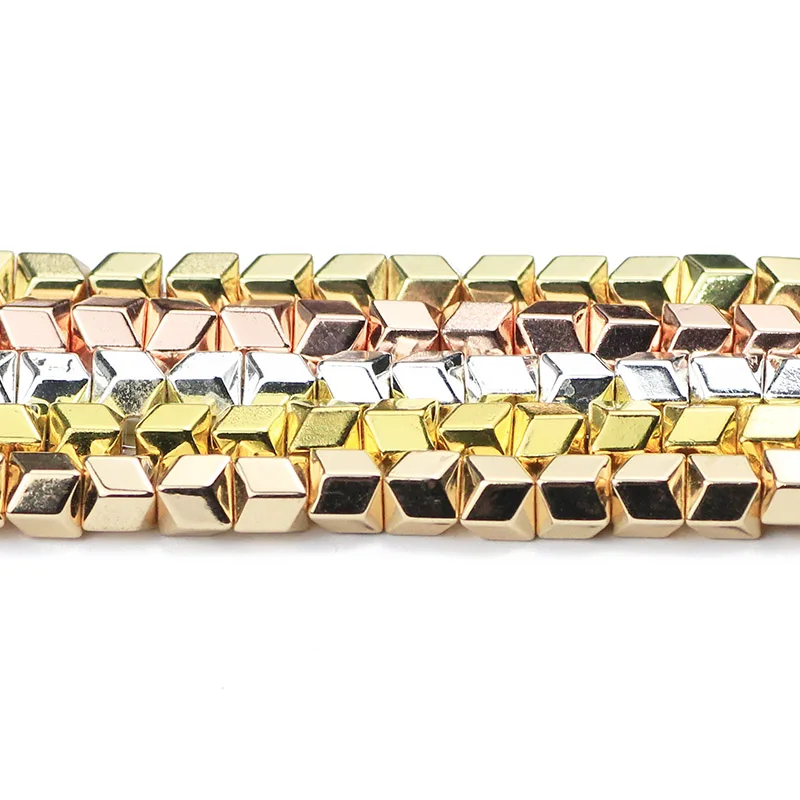 BTFBES Природный камень гематит геометрический шестигранный разделитель свободные