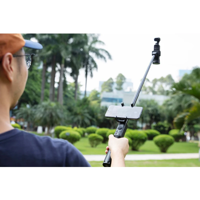 DJI Osmo Карманный удлинитель Osmo селфи палка ручной встроенный с держателем для телефона 1/4-дюймовый штатив
