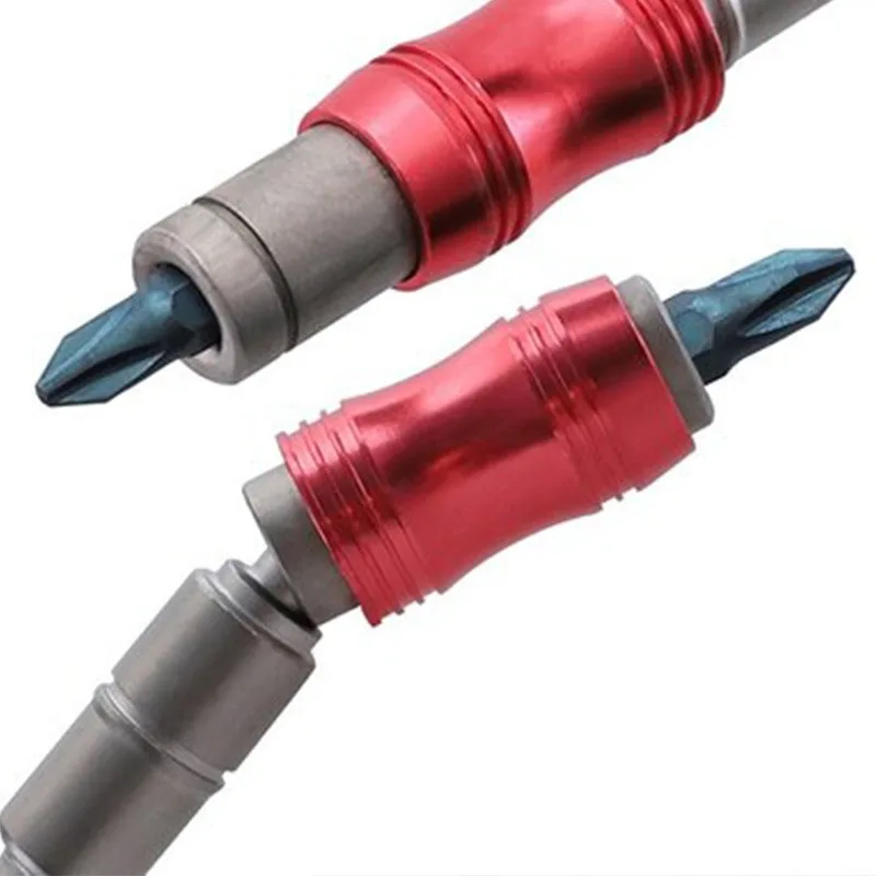 

Magnetic Screw Drill TipHand Tools Durable Locking Bit Quick Change Holder Drive Guide Drill Screwdriver Pivoting Bit Tip Holder