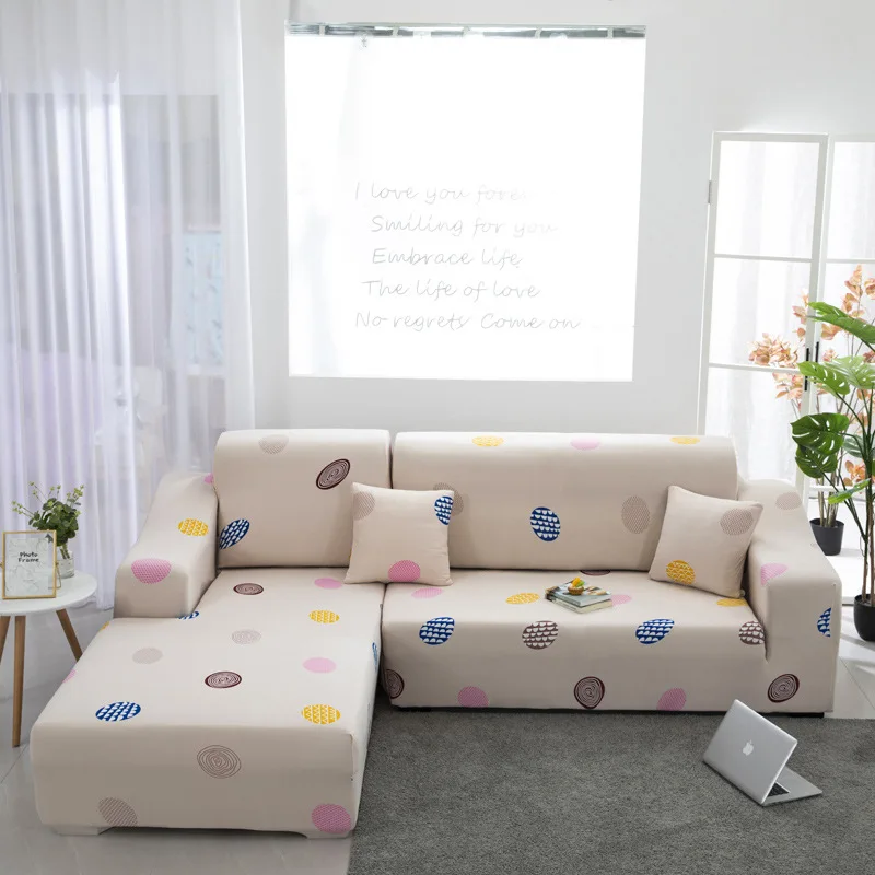 

Universal sofa cover Anti-dust couch cover loveseat sectional sofas for living room Polyester Slipcover Pets Corner L Shaped