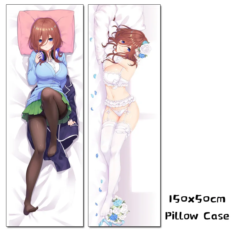 Аниме quintestinal quantuplets на заказ Dakimakura длинная подушка для объятий чехол 150 см