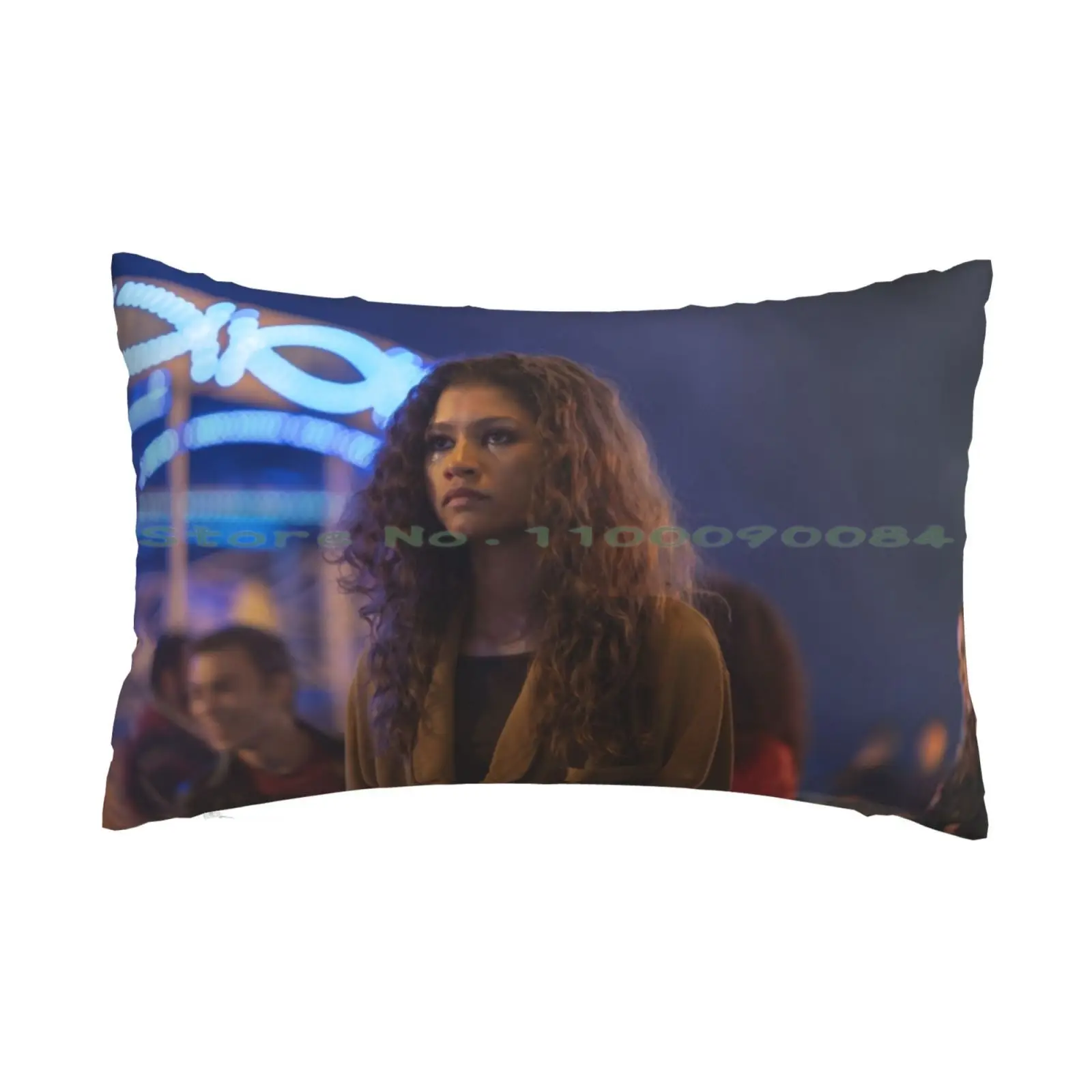 Чехол с подушкой молокория 20x30 50*75 диван спальня Смешные единороги средний палец