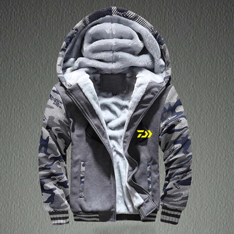 

2020 DAIWA Fishing Clothing Spring Autumn Outdoor Sport Camouflage Fishing Sweatshirts Men Jacket DAWA Fishing Clothes Hoodies