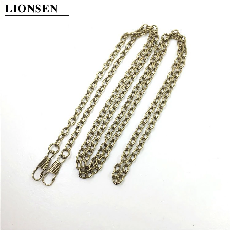Lionsen O тип 120 см металлические сумки цепи пряжки сумочки для женщин наплечный ремень для сумки заменяют сумка на цепочке через плечо аксессуары