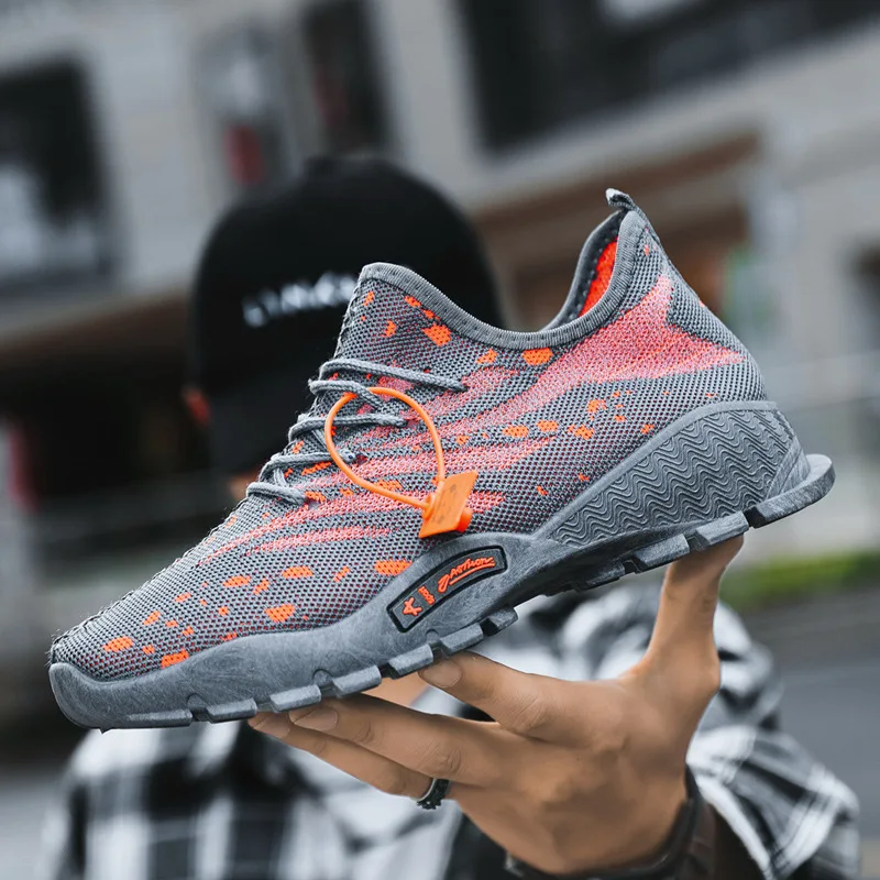 

Men's Running Shoes Air Mesh Sneakers Outdoor Sport Shoes Comfortable Breathable Blade Women Shoe Black Sneakers chaussure homme