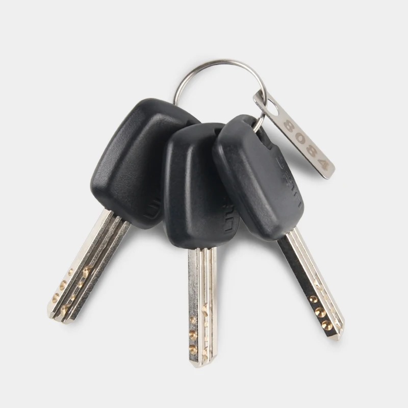 Замок для велосипеда Ulac с 3 ключами защита от кражи крепкий замок из магниевого