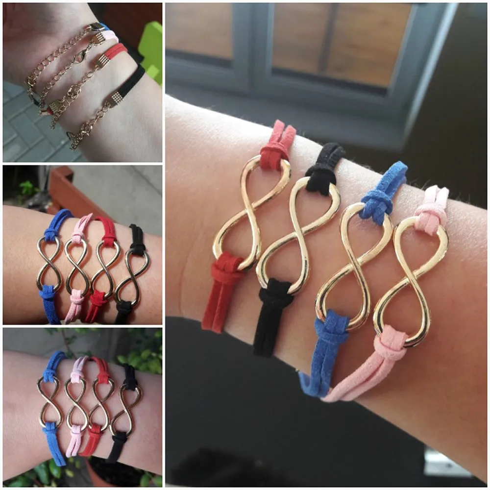 Новинка 2019 недорогой европейский модный винтажный браслет в стиле панк с 8