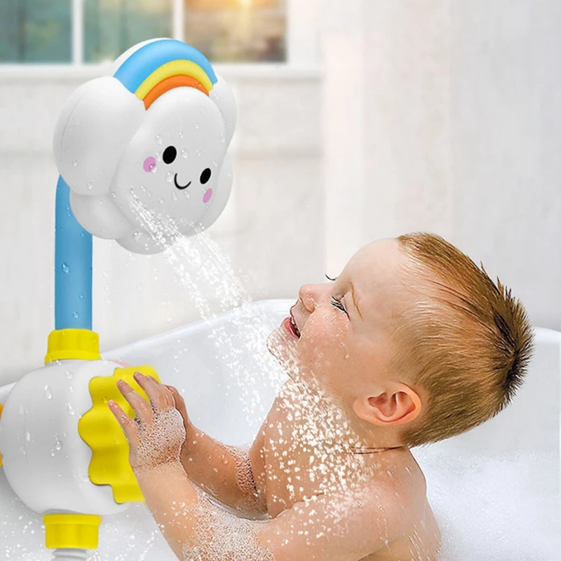 

Bath Toys for Kids Baby Water Game Clouds Model Faucet Shower Water Spray Toy for Children Squirting Sprinkler