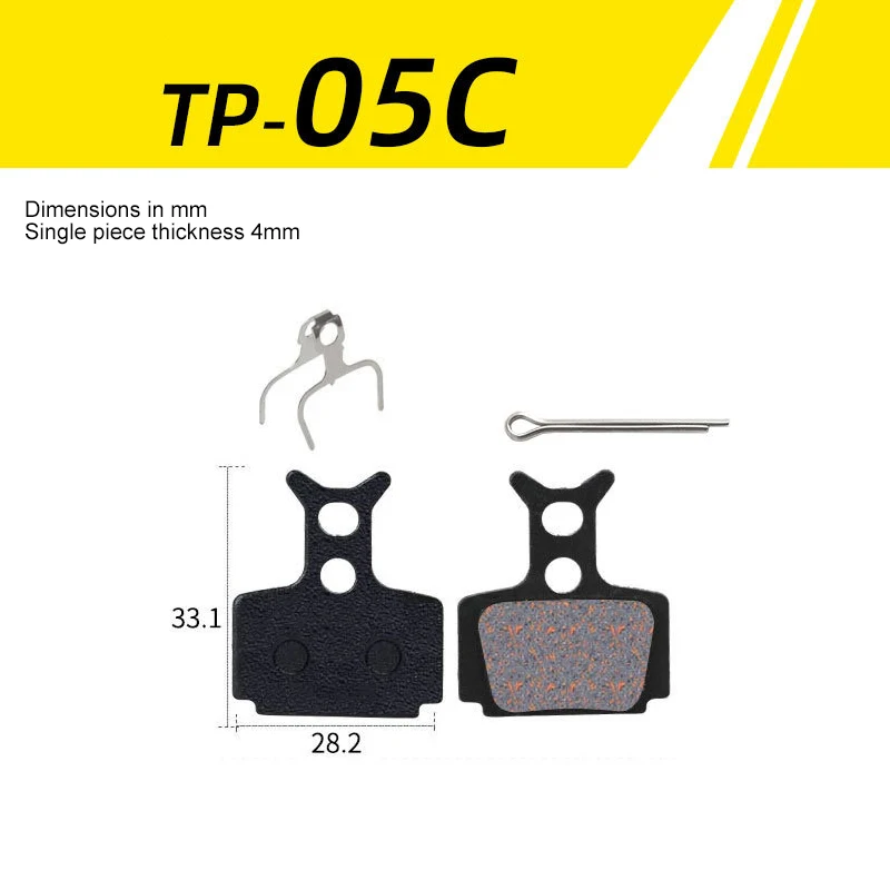 

Metallic Disc Brake Pad Bicycle Pads Disc Brake Multiple Size Bike Pads For Bike Bicycle JC