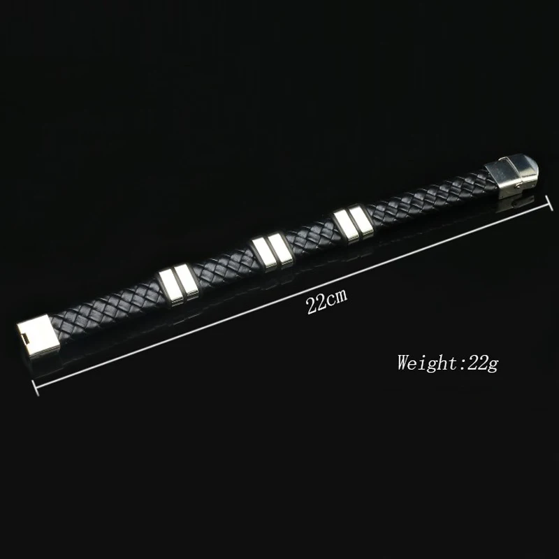 Браслеты Homme 2018 новые модные ювелирные изделия Tide Weave Титановый стальной браслет