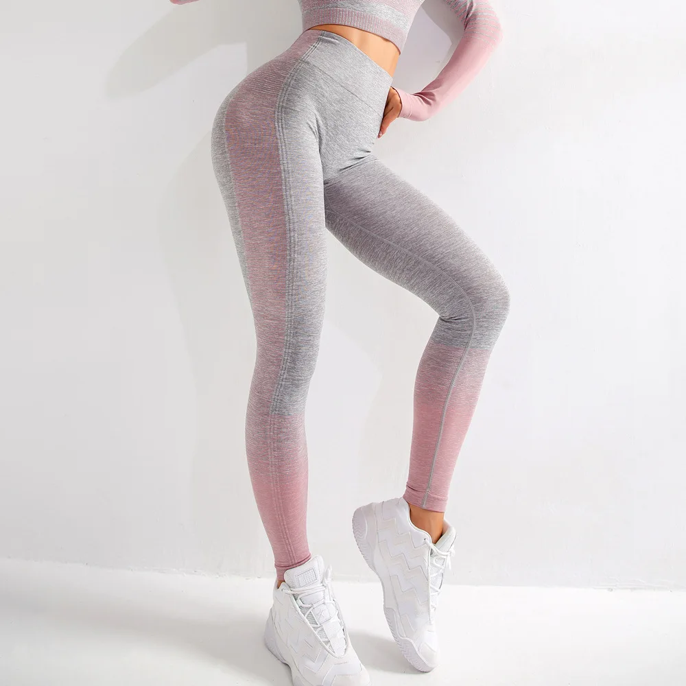 

Women Yoga Pants Sportswear Stretchy Fitness Gym Leggings Running Seamless Gym Sports Joggers Leggings Tummy Control High Waist