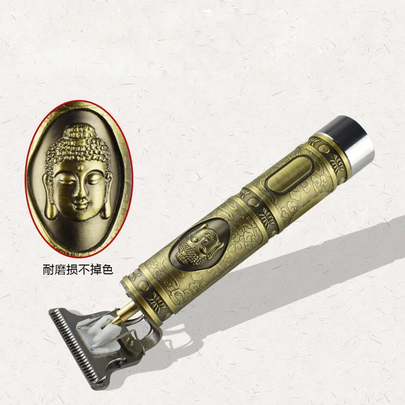 Закрытый режущий цифровой триммер для волос перезаряжаемая электрическая