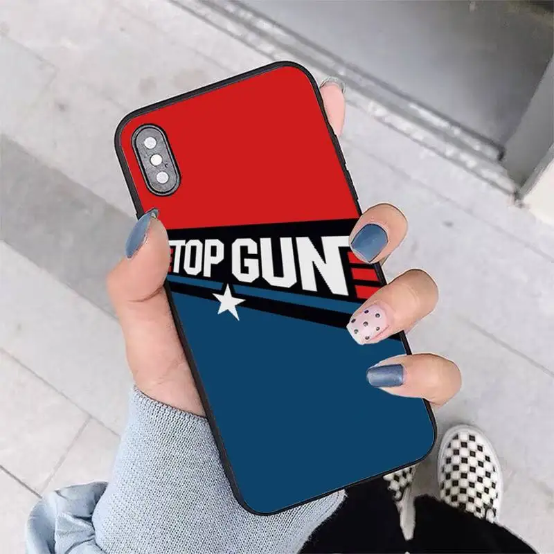 

FHNBLJ top gun tom cruise poster Phone Case for iPhone 11 12 pro XS MAX 8 7 6 6S Plus X 5S SE 2020 XR cover