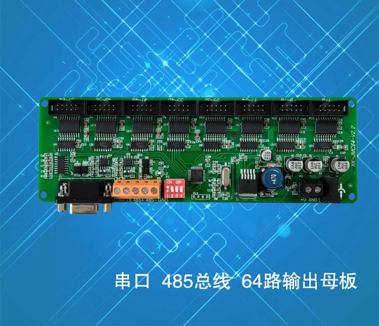 

Modbus Bus Control 64-way Relay Motherboard Serial Port Modbus Relay