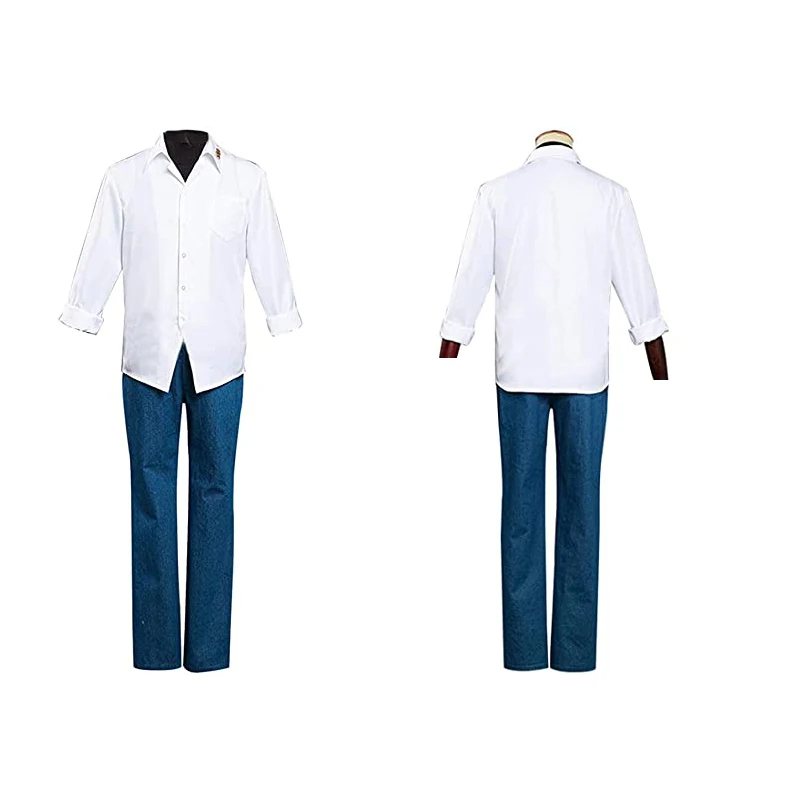 

2022 костюмы на Хэллоуин унисекс аниме Langa SK8 Бесконечность косплей костюм белая рубашка брюки полный комплект наряд