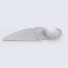 Stainless Steel Kiwi Peeled Artifact Fruit Knife Fruit Pulp Excavated Spoon Kitchen Accessories