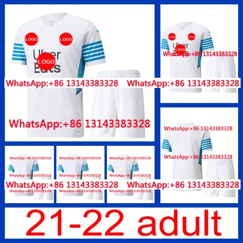 

2021 custom shirt +sock Set 2022 Marseille 21-22 adult Top Best sale Top Thai Best quality Free shipping