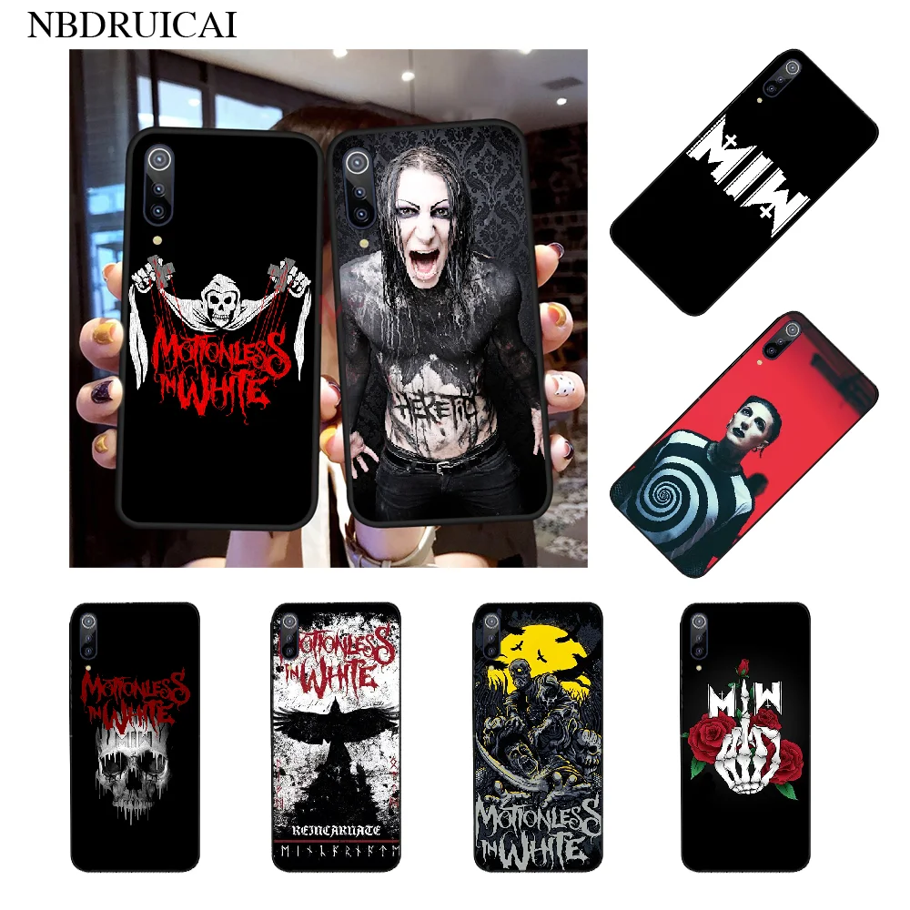 NBDRUICAI Motionless In White MIW Роскошный Уникальный Дизайн чехол для телефона Xiaomi Mi9 9SE 8SE