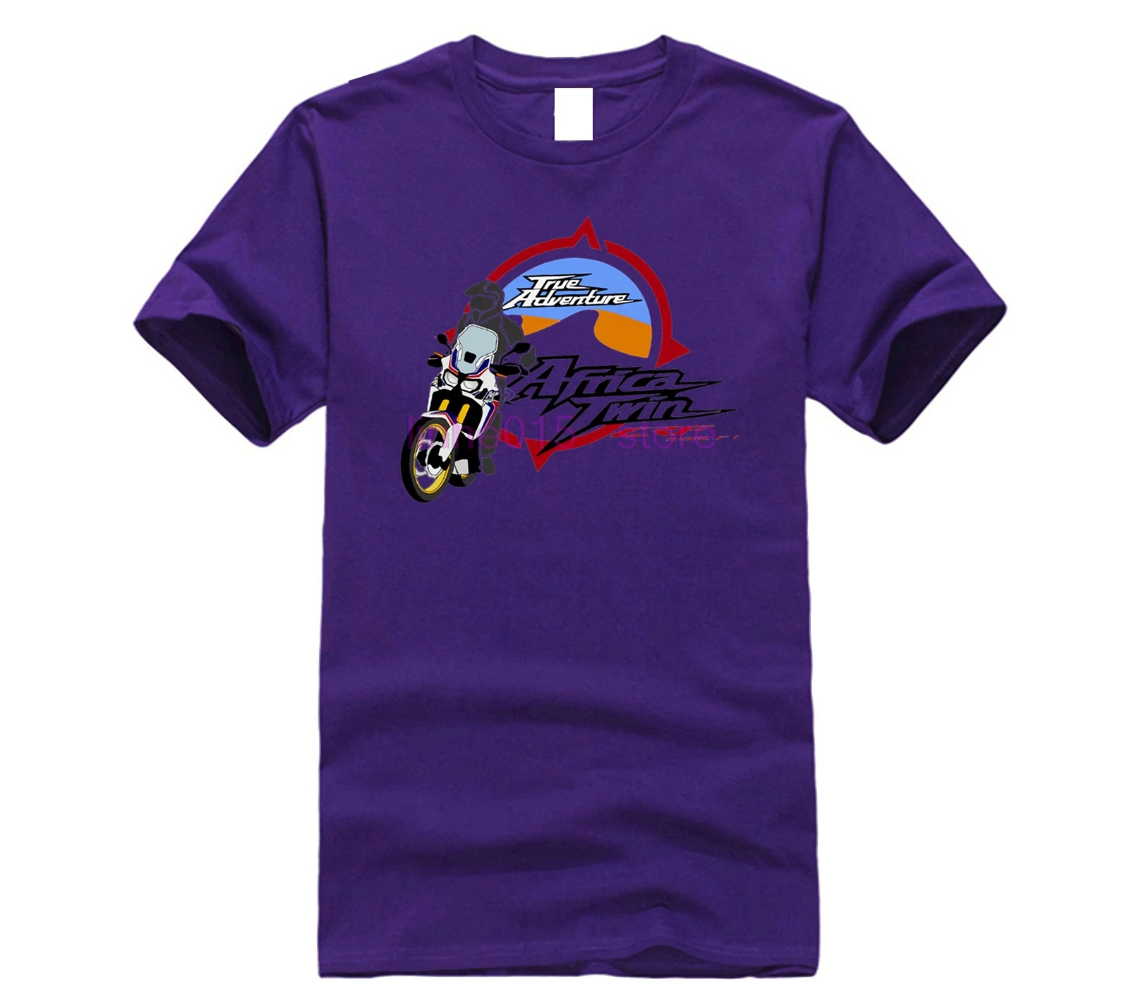 2020 Новая летняя стильная футболка из 100% хлопка с круглым вырезом Uomo Maglietta Hon Africa Twin