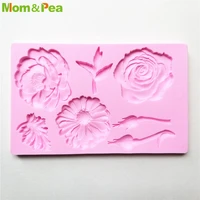 mpa2288 flower blossom shaped silicone mold gum paste chocolate ornamental fondant mould cake decoration tools
