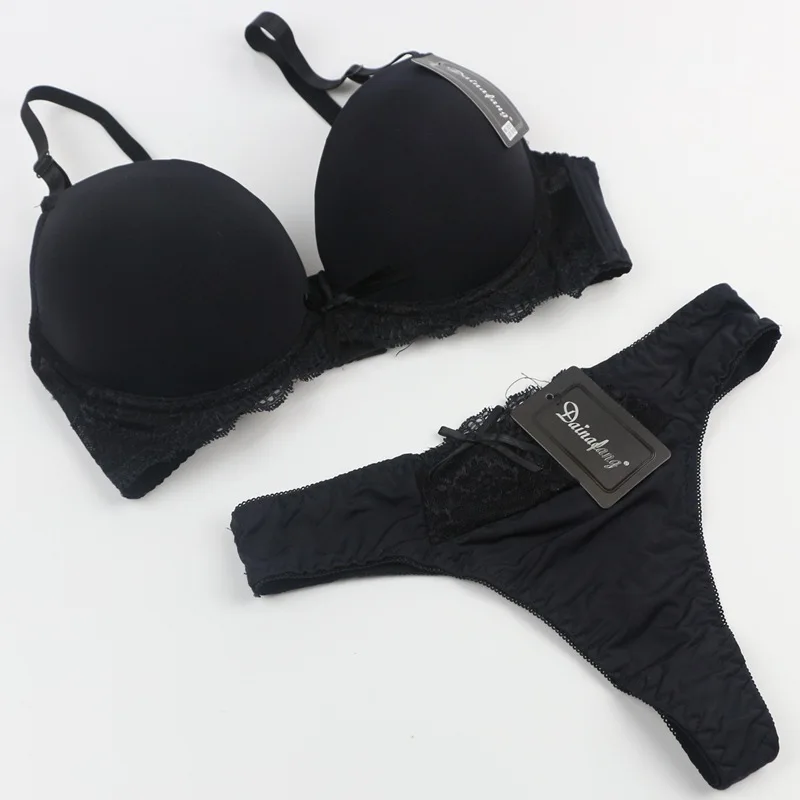 Сексуальные кружевные трусики танга бюстгальтер большой Размеры Женский