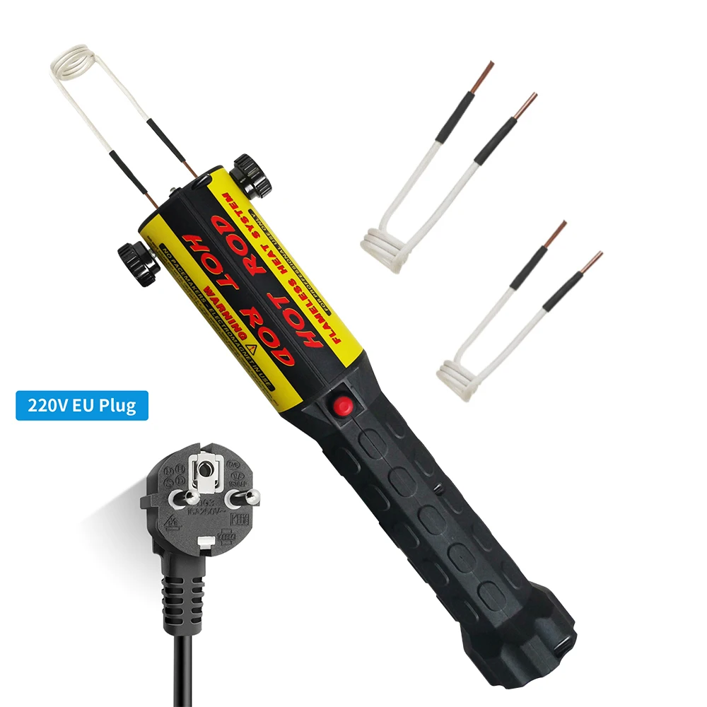 Комплект магнитного индукционного нагревателя Solary, автомобильный беспламенный индукционный нагреватель с катушками 1000 Вт 110 В 220 В 1 кВт, инструмент для ремонта автомобиля